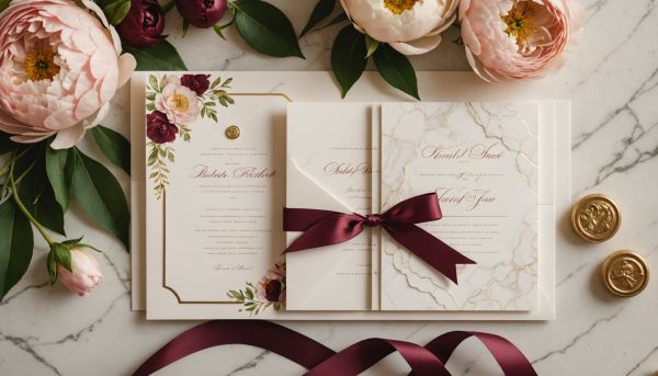 Comment annoncer son mariage avec un design romantique ?
