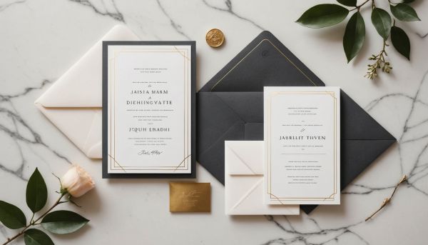 Créer un faire-part de mariage minimaliste et moderne