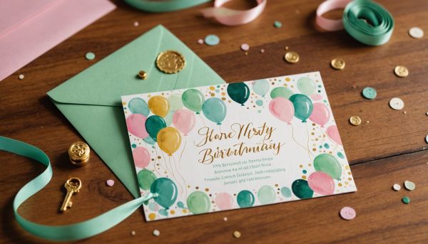 Inviter ses amis avec un faire-part d anniversaire unique