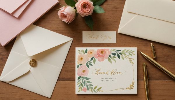 Les plus belles cartes de remerciement pour vos proches